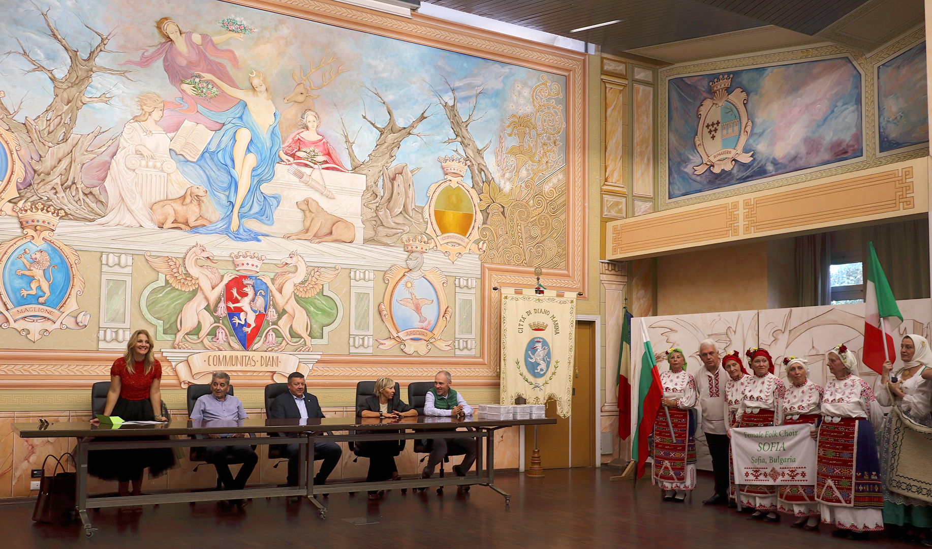 Хор 'София' пя на
Лазурния бряг